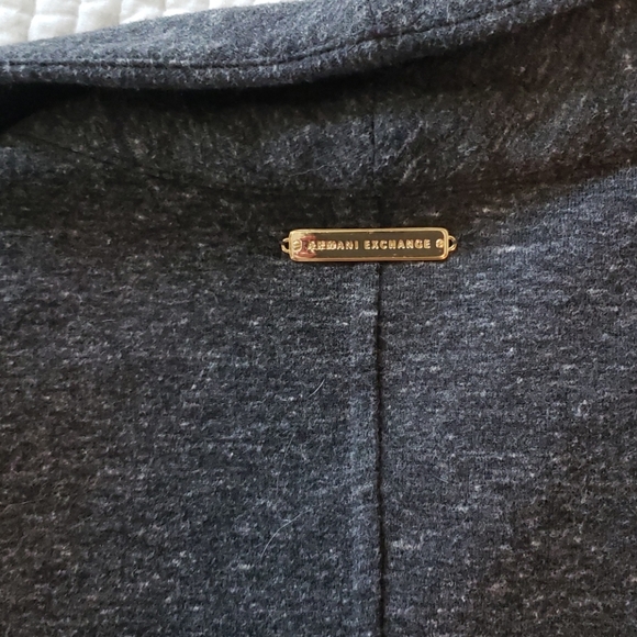 ARMANI EXCHANGE gray knit jacket PS - Picture 5 of 8